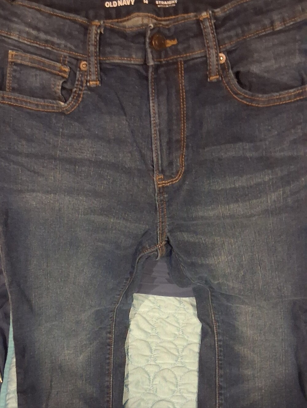 Old Navy Boys Medium Blue Straight Jeans